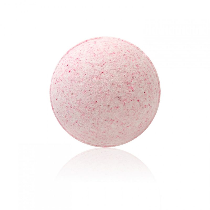 Детский натуральный бурлящий шар для ванны Totty &laquo;Малина&raquo;, 200 г